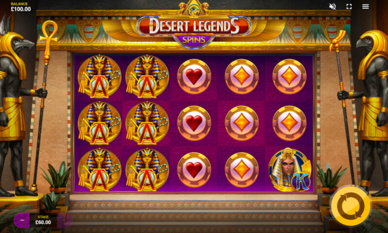 Desert Legends Spins Slot