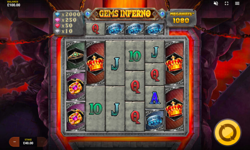 Gems Inferno MegaWays Slot