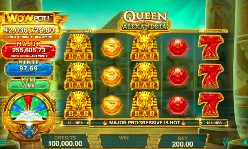Queen Of Alexandria WowPot Slot