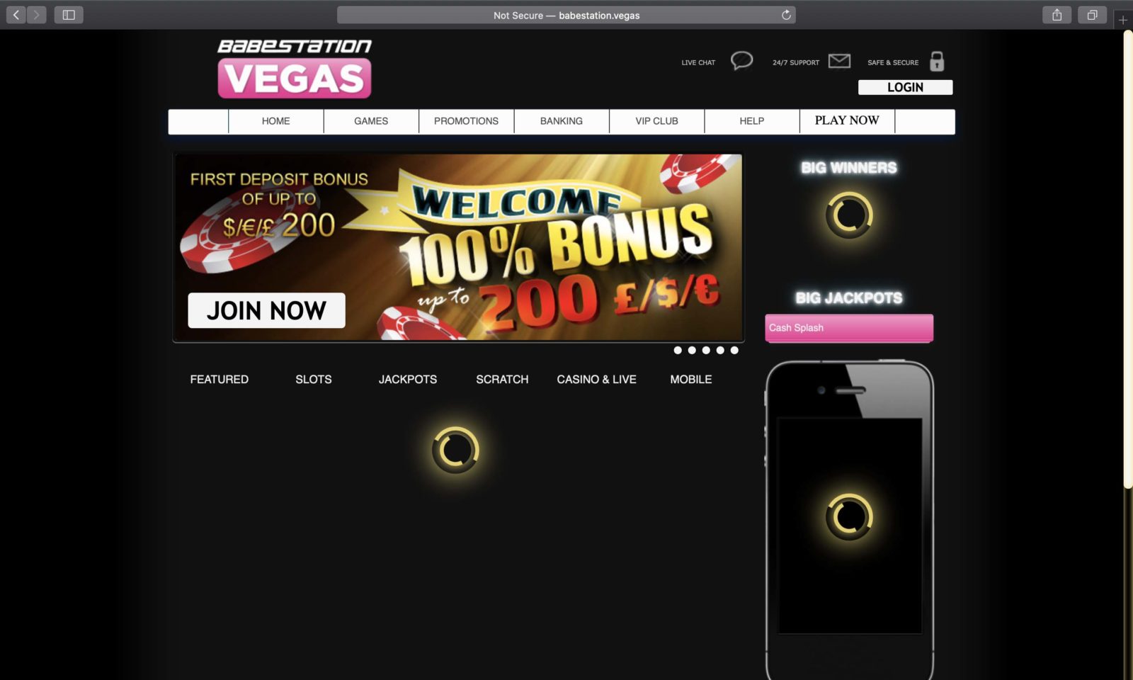 Screenshot of babestation.vegas