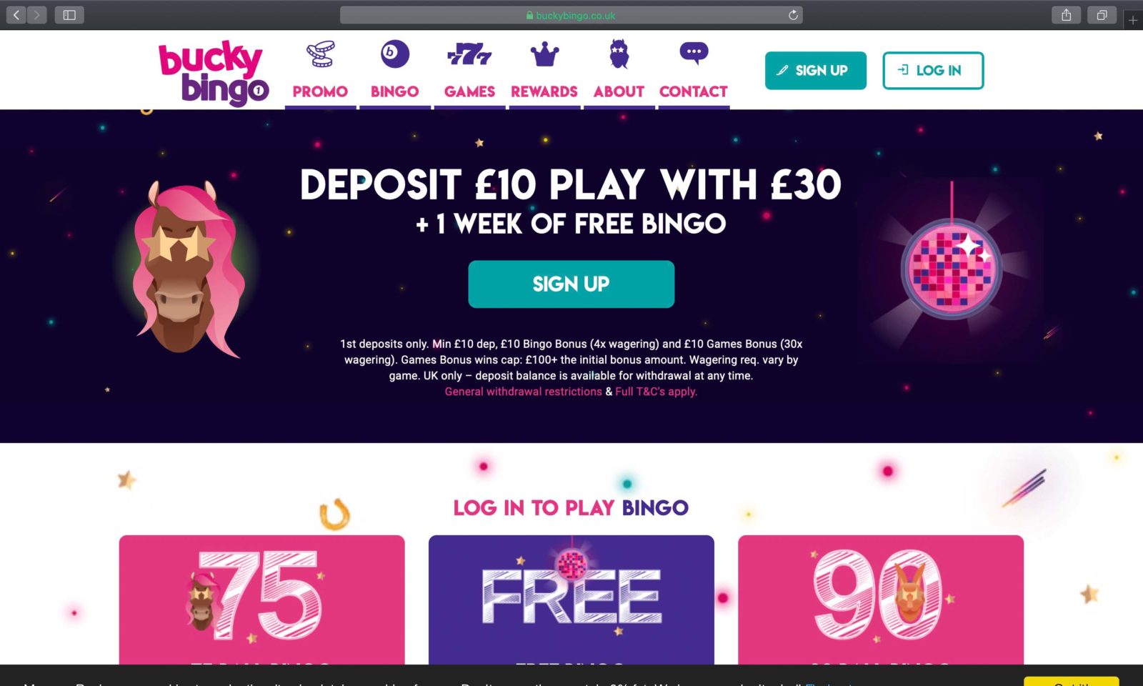 Buckingham bingo online