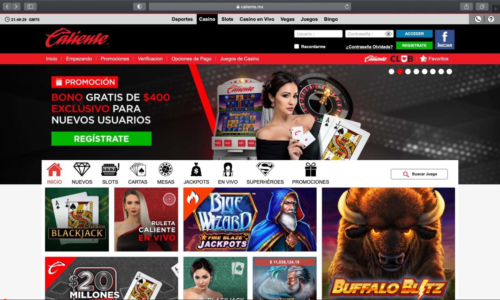 caliente online dating