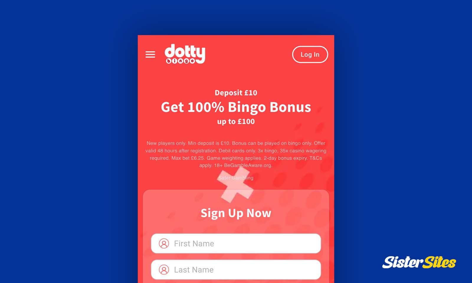 Dotty Bingo on mobile