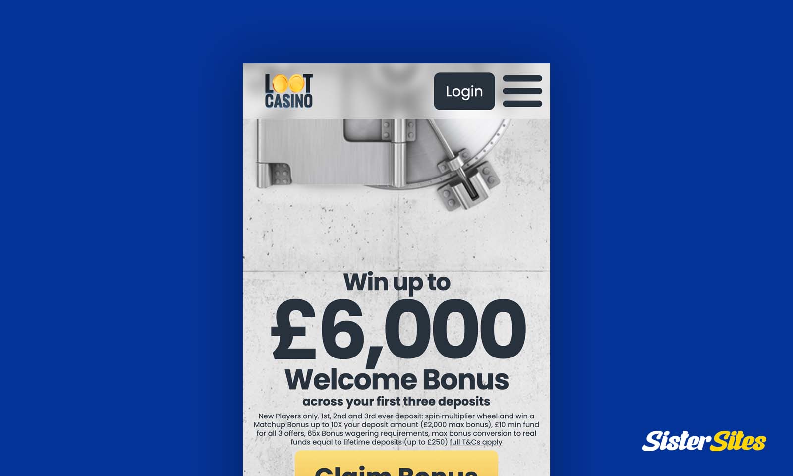 Loot Casino on mobile