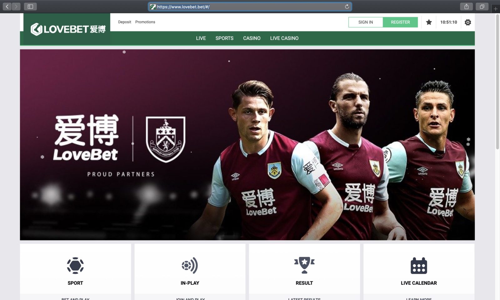 Screenshot of lovebet.bet Screenshot of lovebet.bet