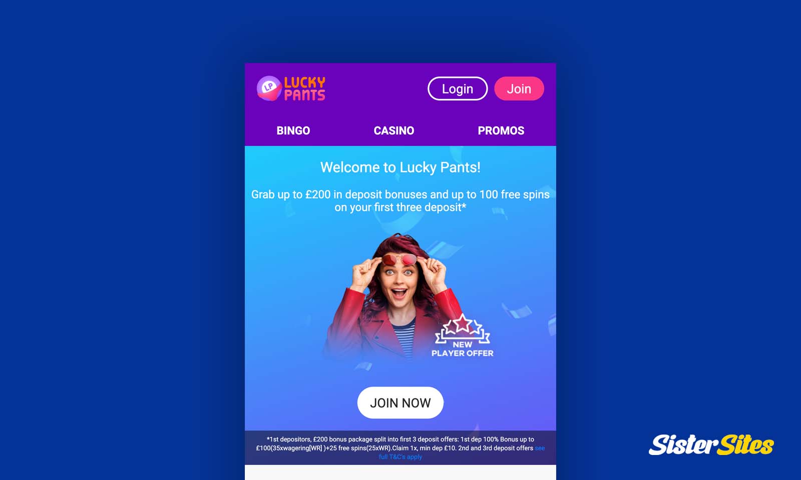 Lucky Pants on Mobile