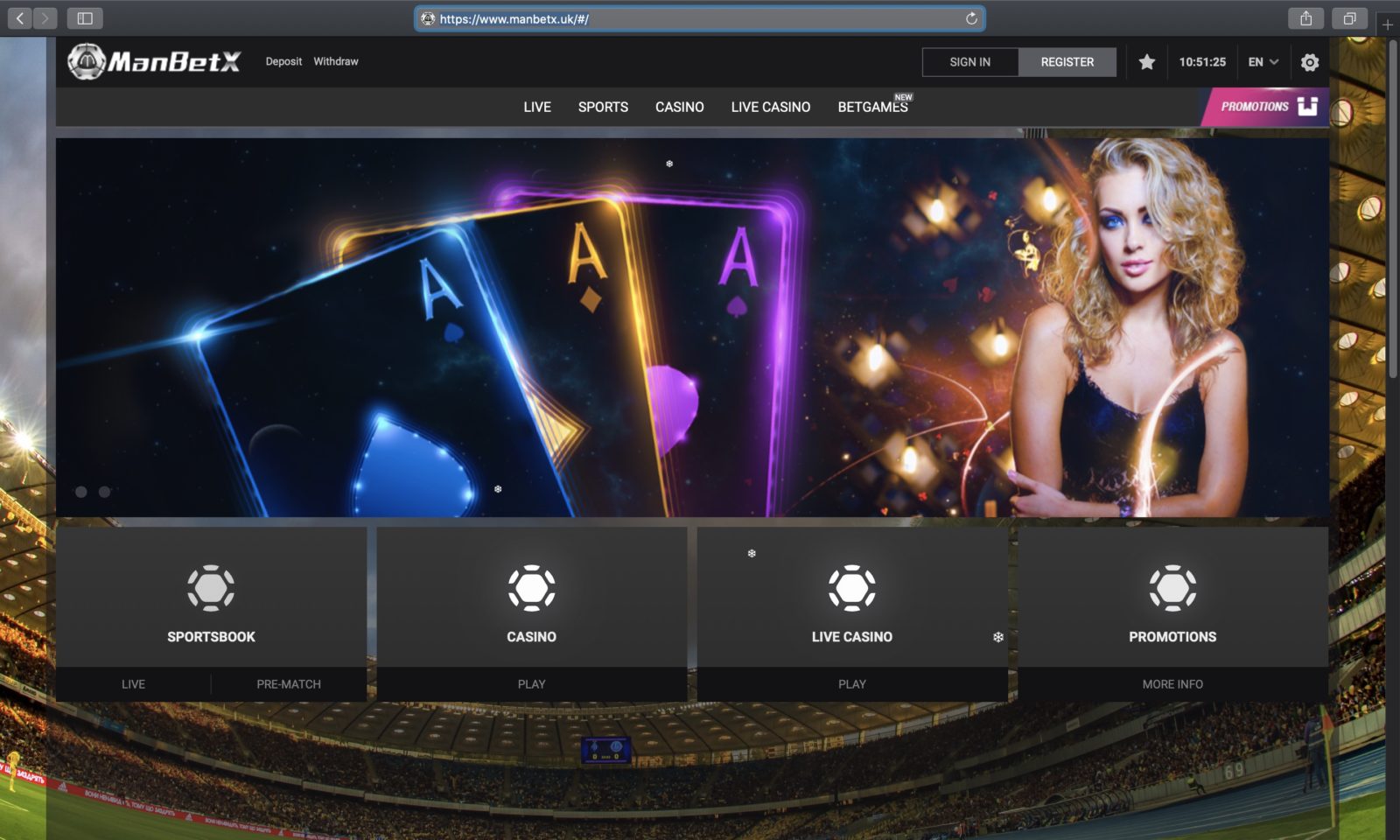 Screenshot of manbetx.uk