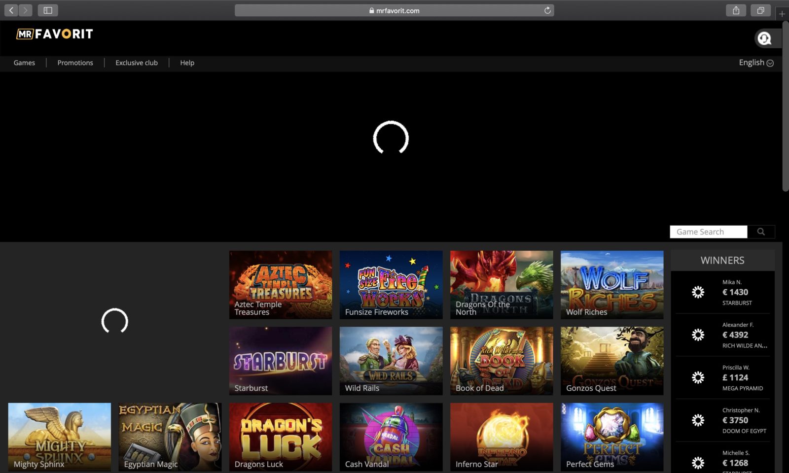 Screenshot of mrfavorit.com