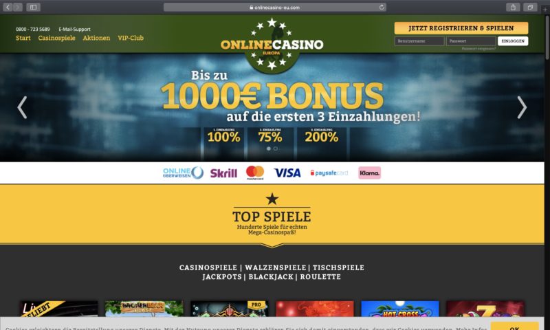 Online Casino Eu.Com