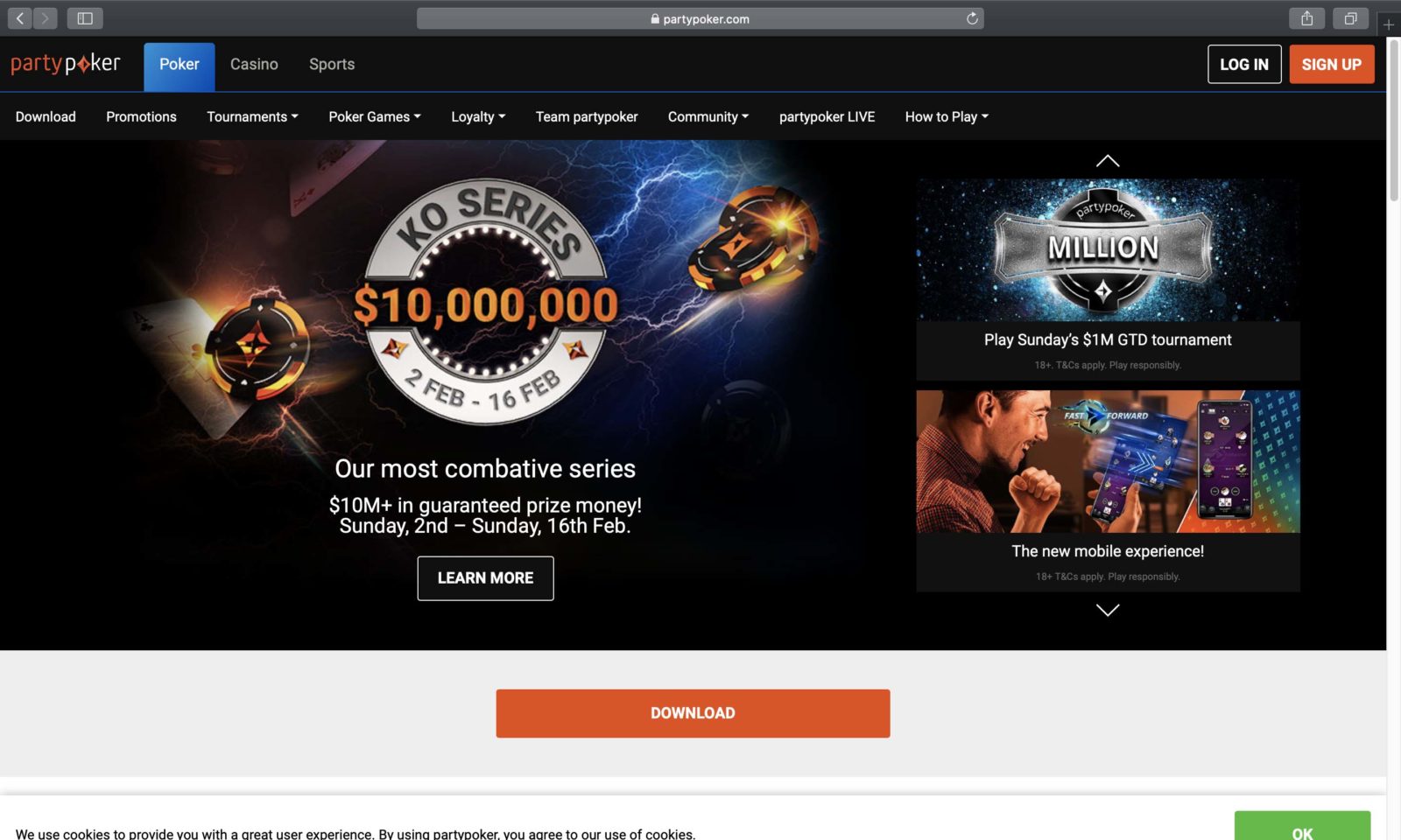 partypoker casino online