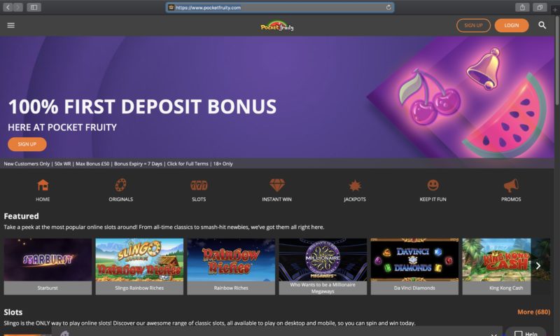 Pocket Fruity Login Pocket Fruity Login