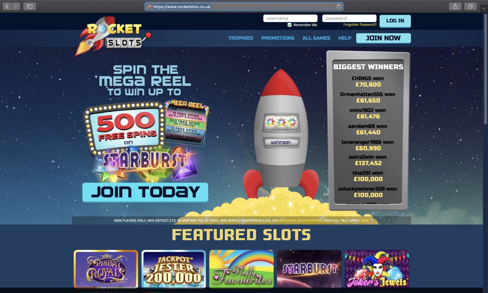 rocket slots casino Brazil