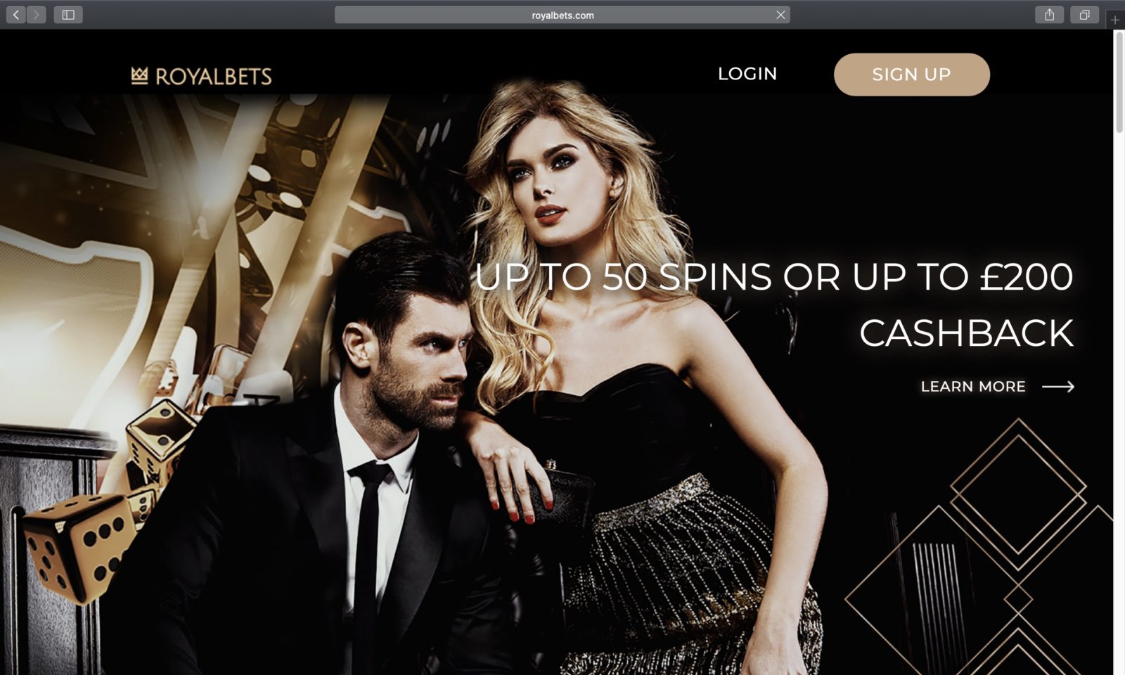 Screenshot of royalbets.com