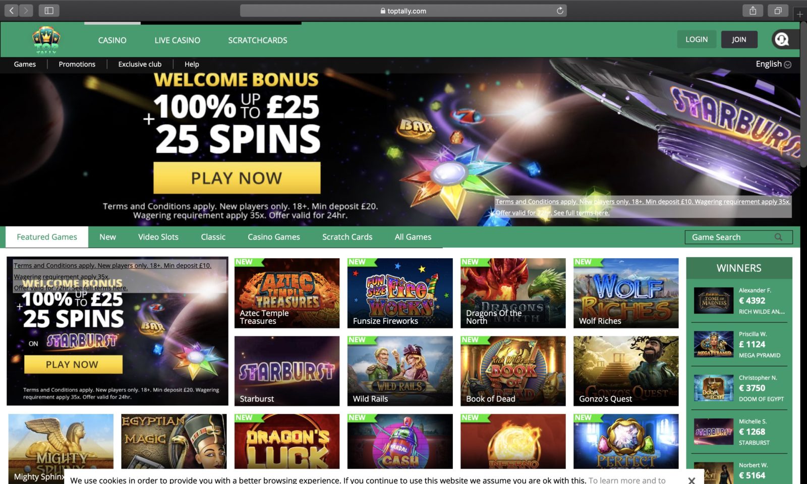 Screenshot of toptally.com