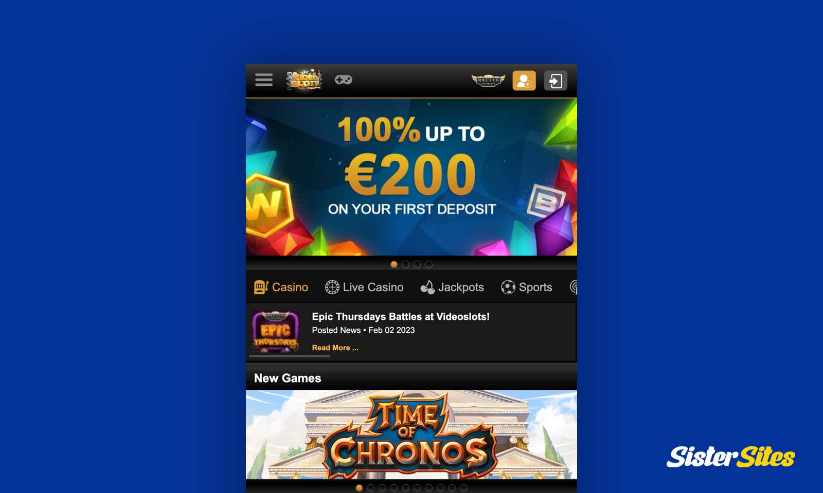 Videoslots on mobile devices