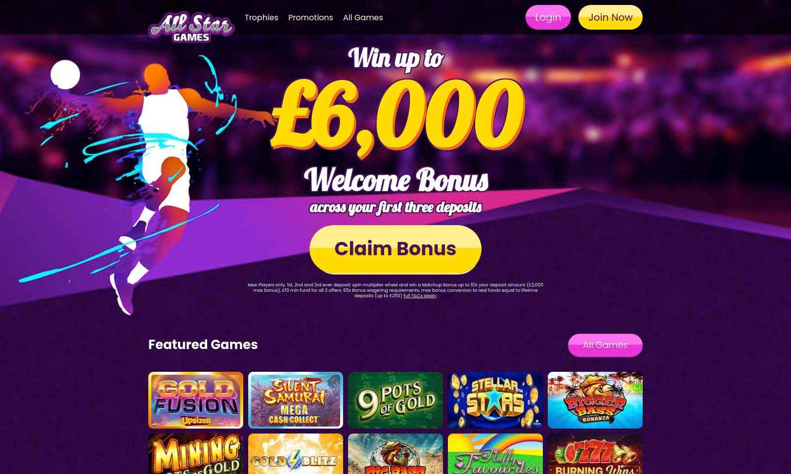 Homepage screenshot taken on 26 July 2024