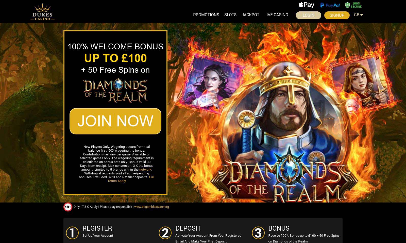 Homepage screenshot taken on 26 July 2024