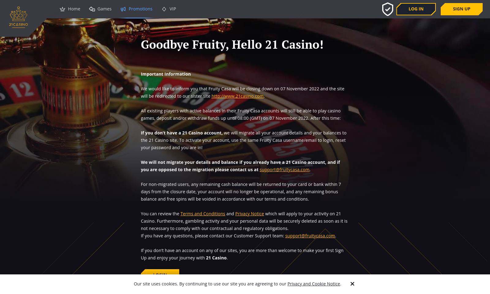 Homepage screenshot taken on 26 July 2024