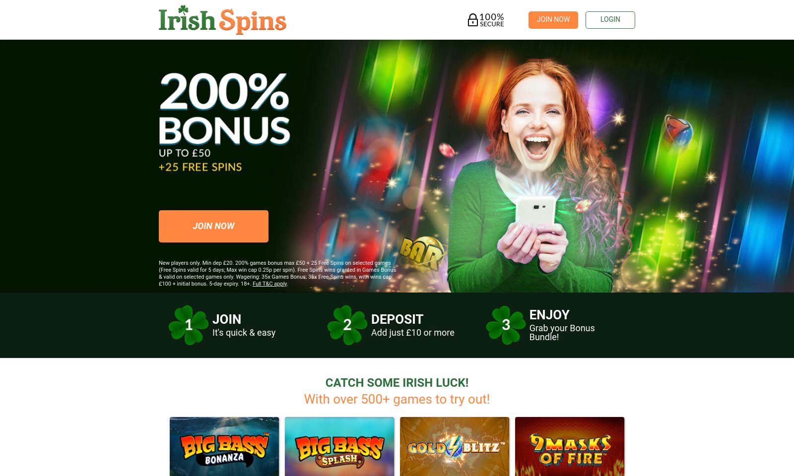 Homepage screenshot taken on 25 July 2024