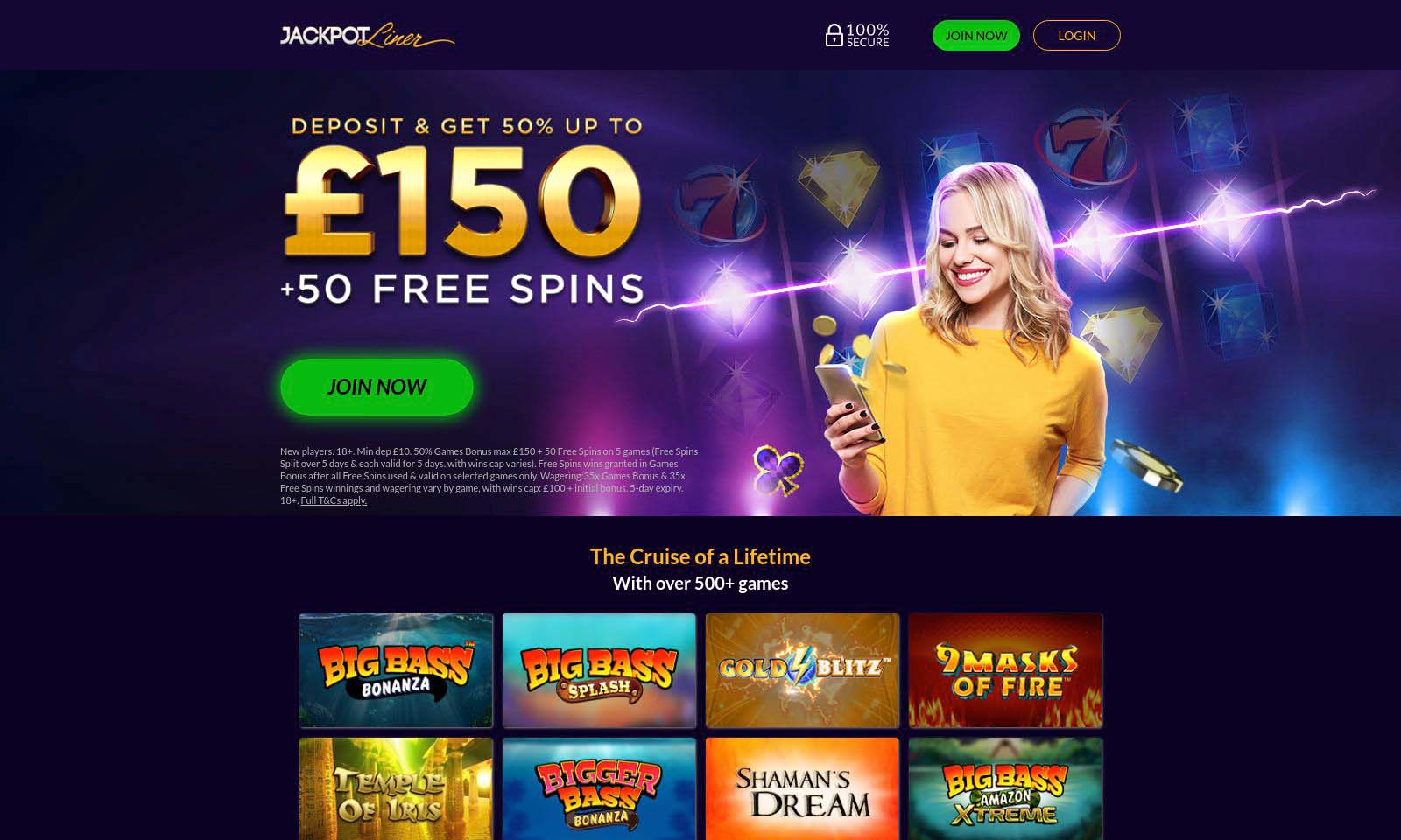 Homepage screenshot taken on 25 July 2024