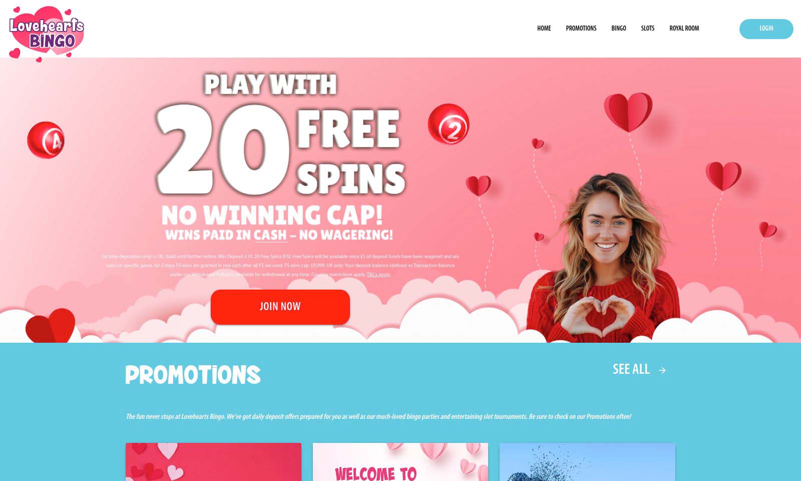 Homepage screenshot taken on 25 July 2024