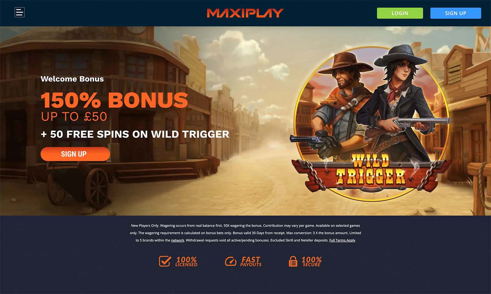 Homepage screenshot taken on 26 July 2024