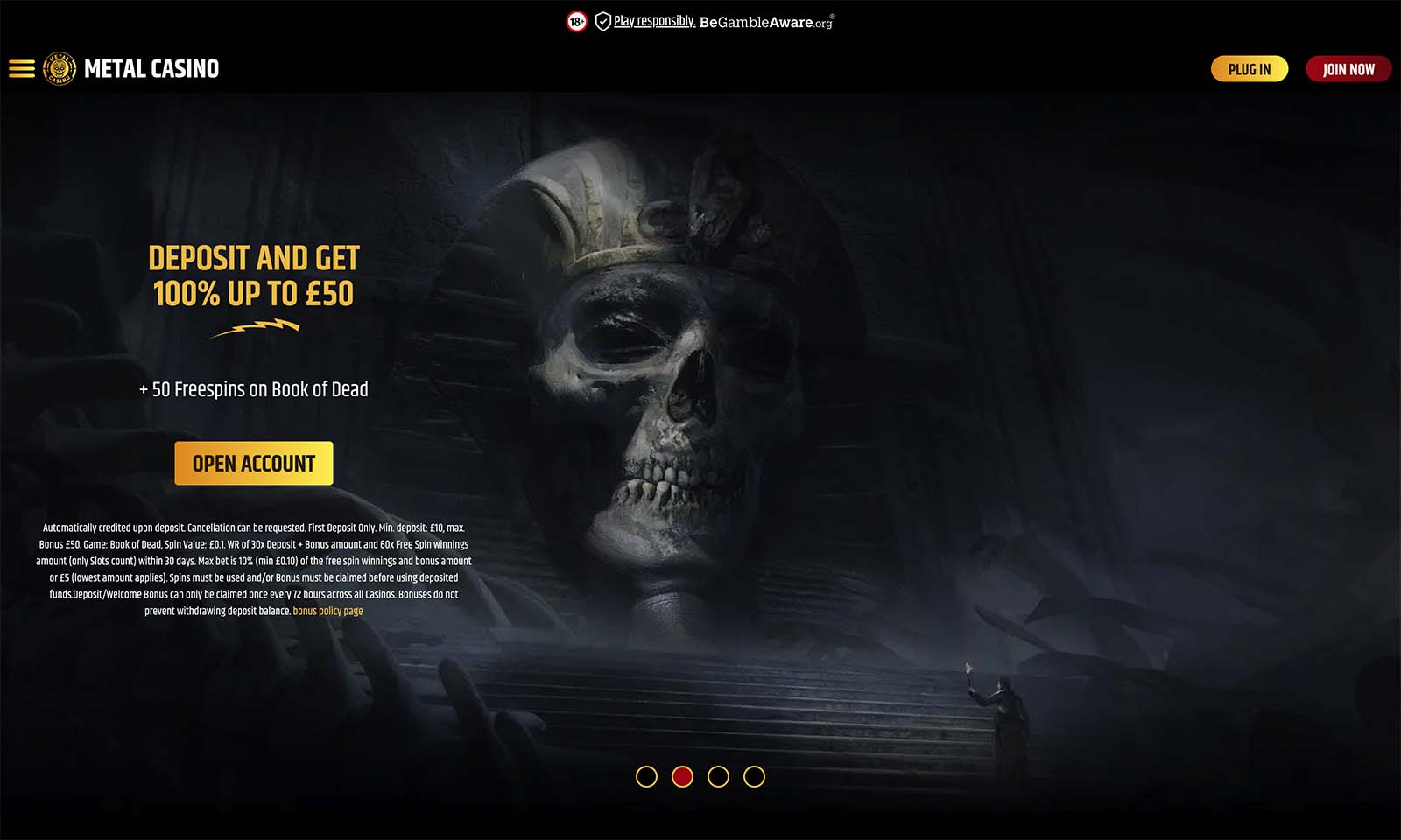 Homepage screenshot taken on 26 July 2024