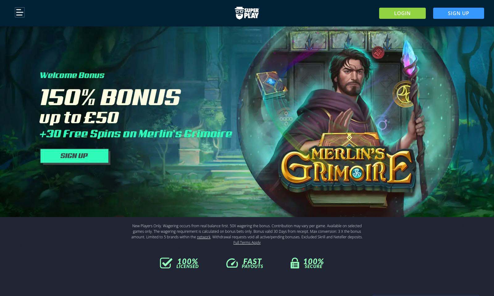 Homepage screenshot taken on 26 July 2024