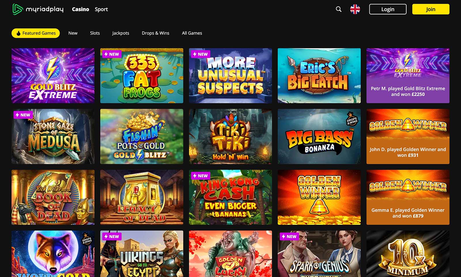 Homepage screenshot taken on 31 July 2024