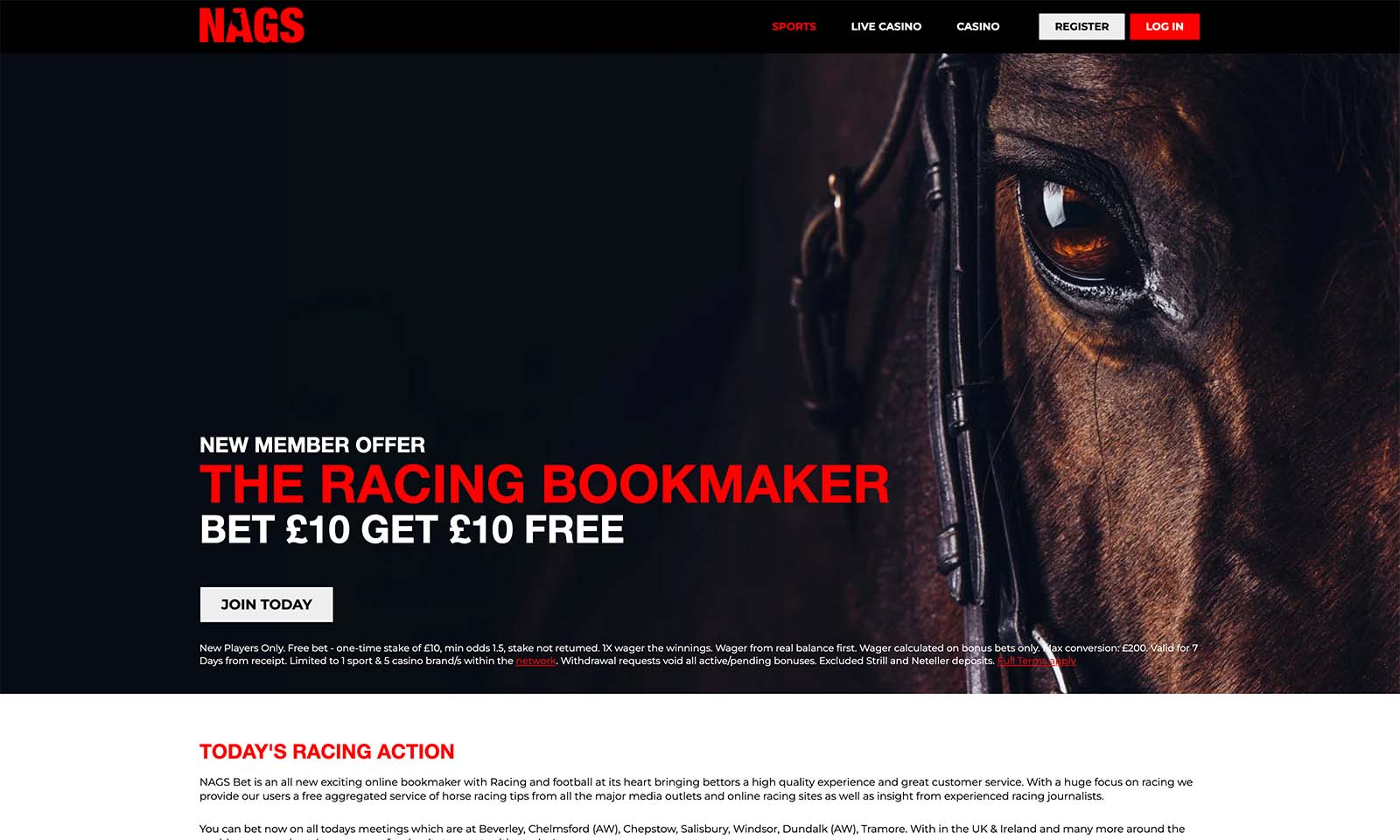 Homepage screenshot taken on 15 August 2024