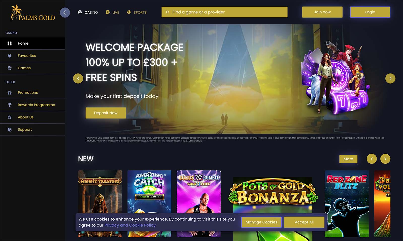 Homepage screenshot taken on 21 August 2024