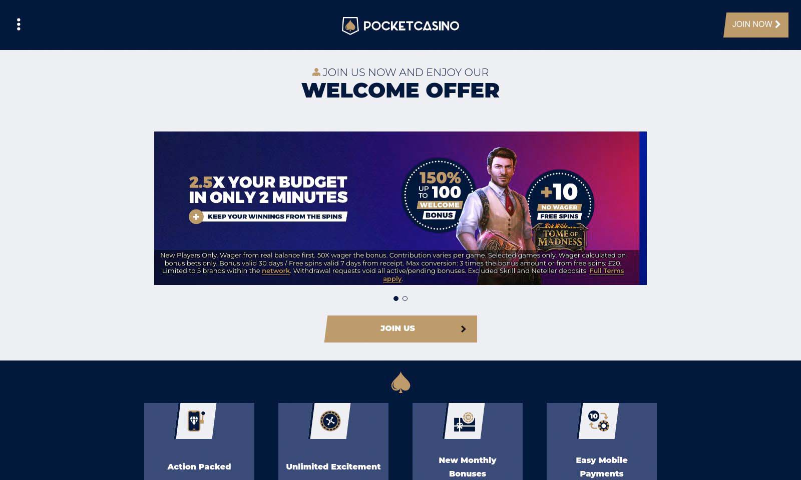 Homepage screenshot taken on 26 July 2024