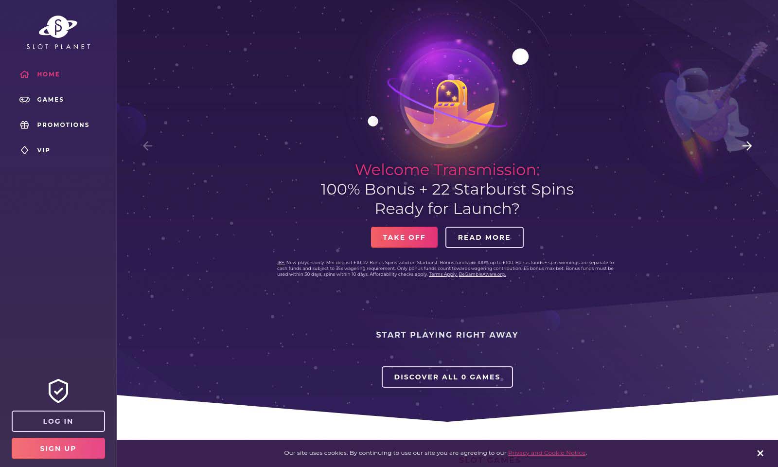 Homepage screenshot taken on 26 July 2024