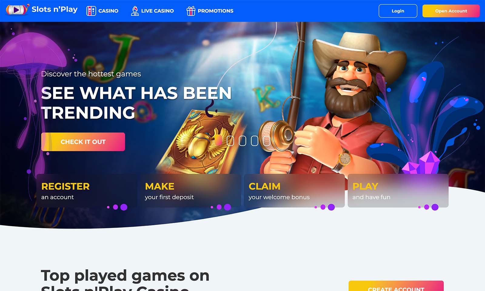 Homepage screenshot taken on 06 August 2024