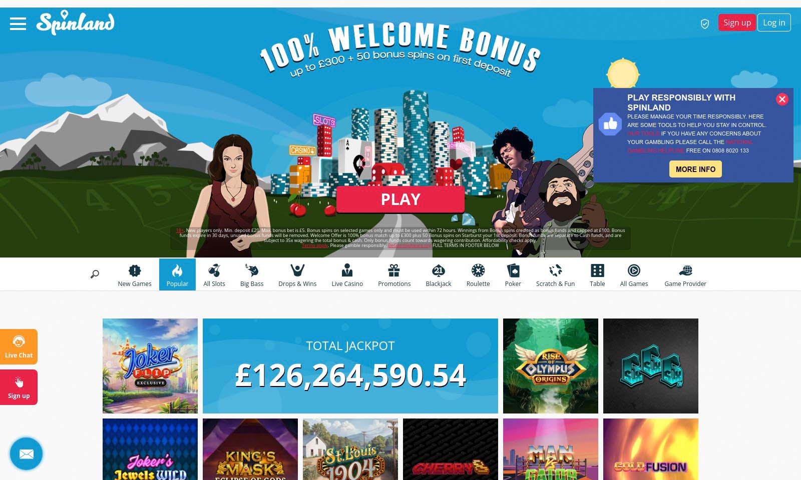 Homepage screenshot taken on 26 July 2024