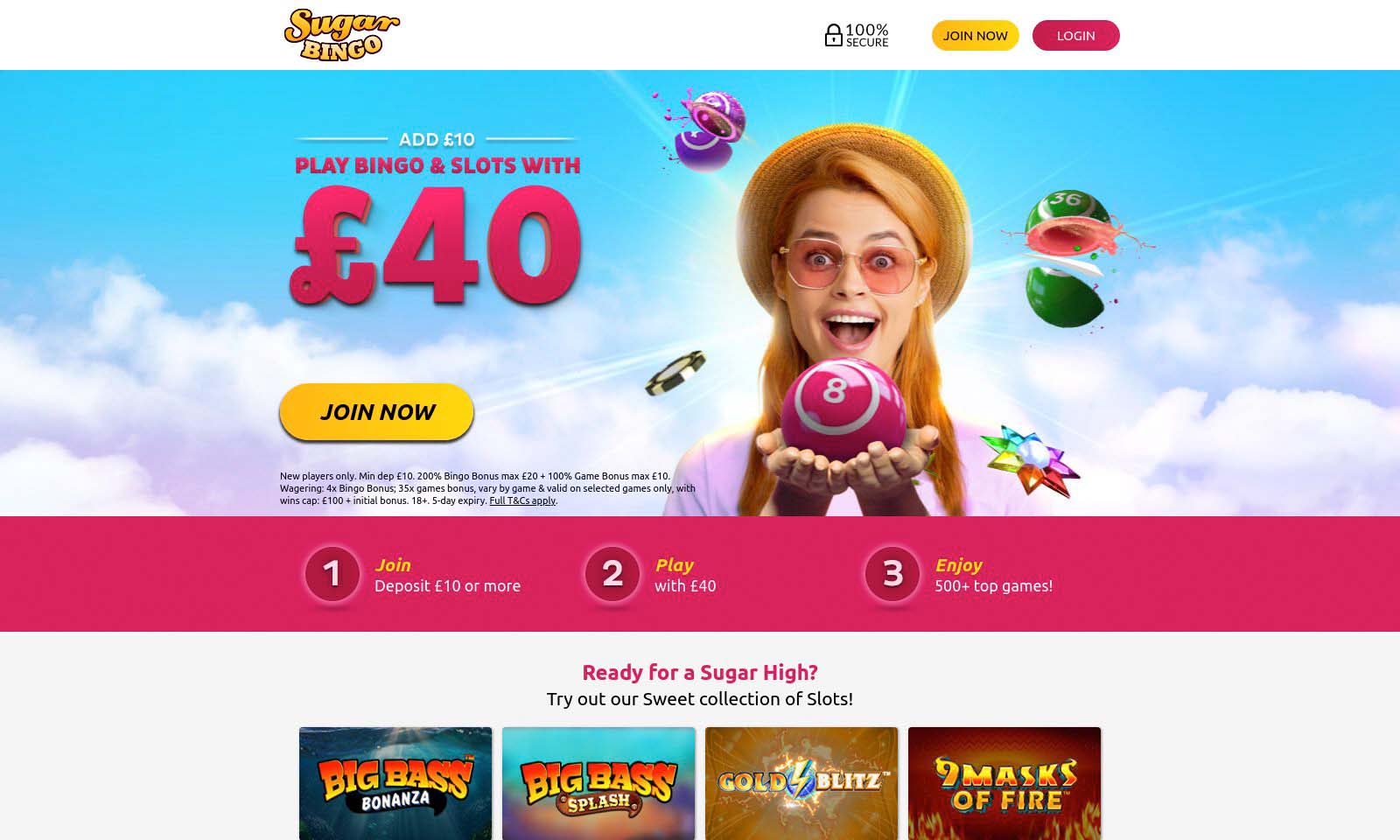 Homepage screenshot taken on 25 July 2024