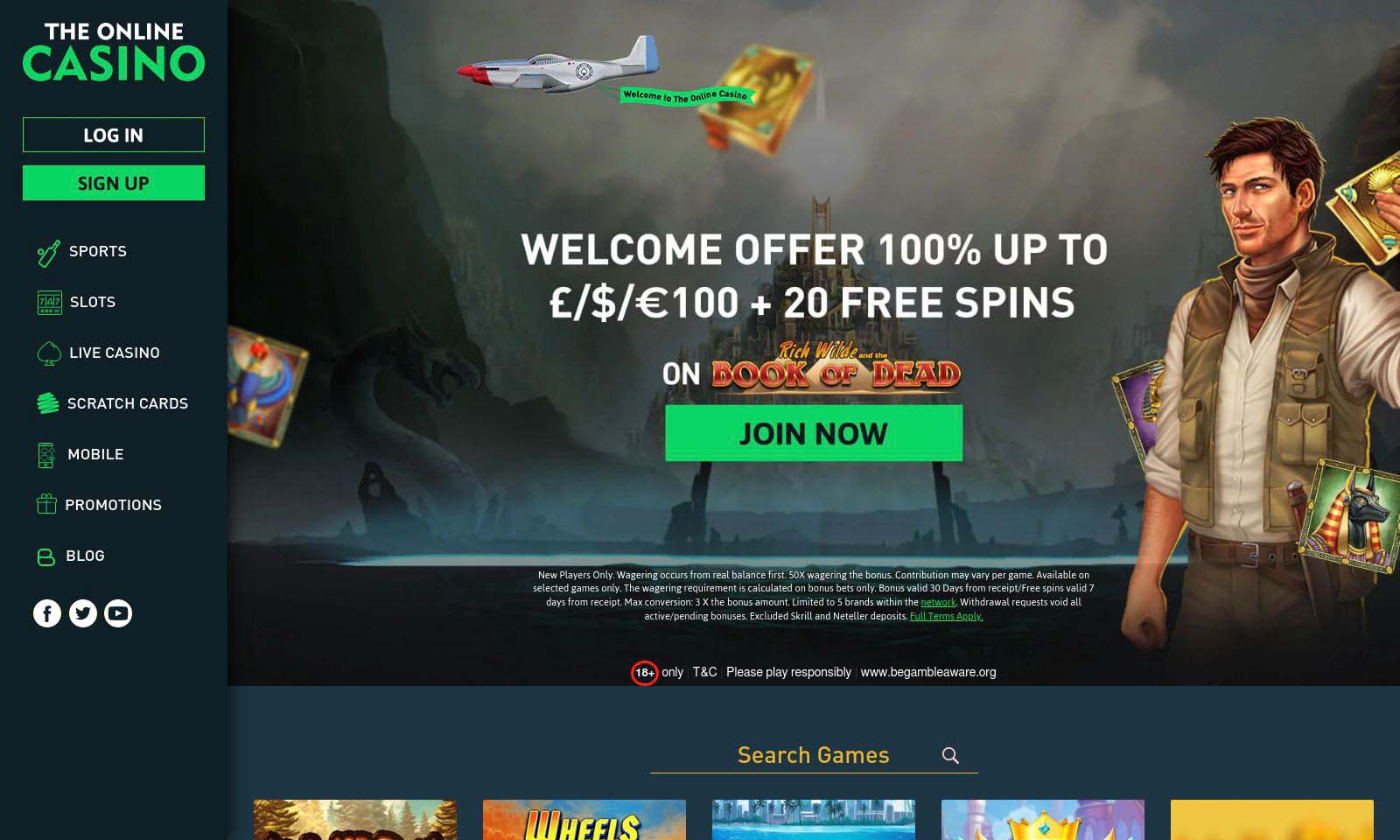 Homepage screenshot taken on 26 July 2024