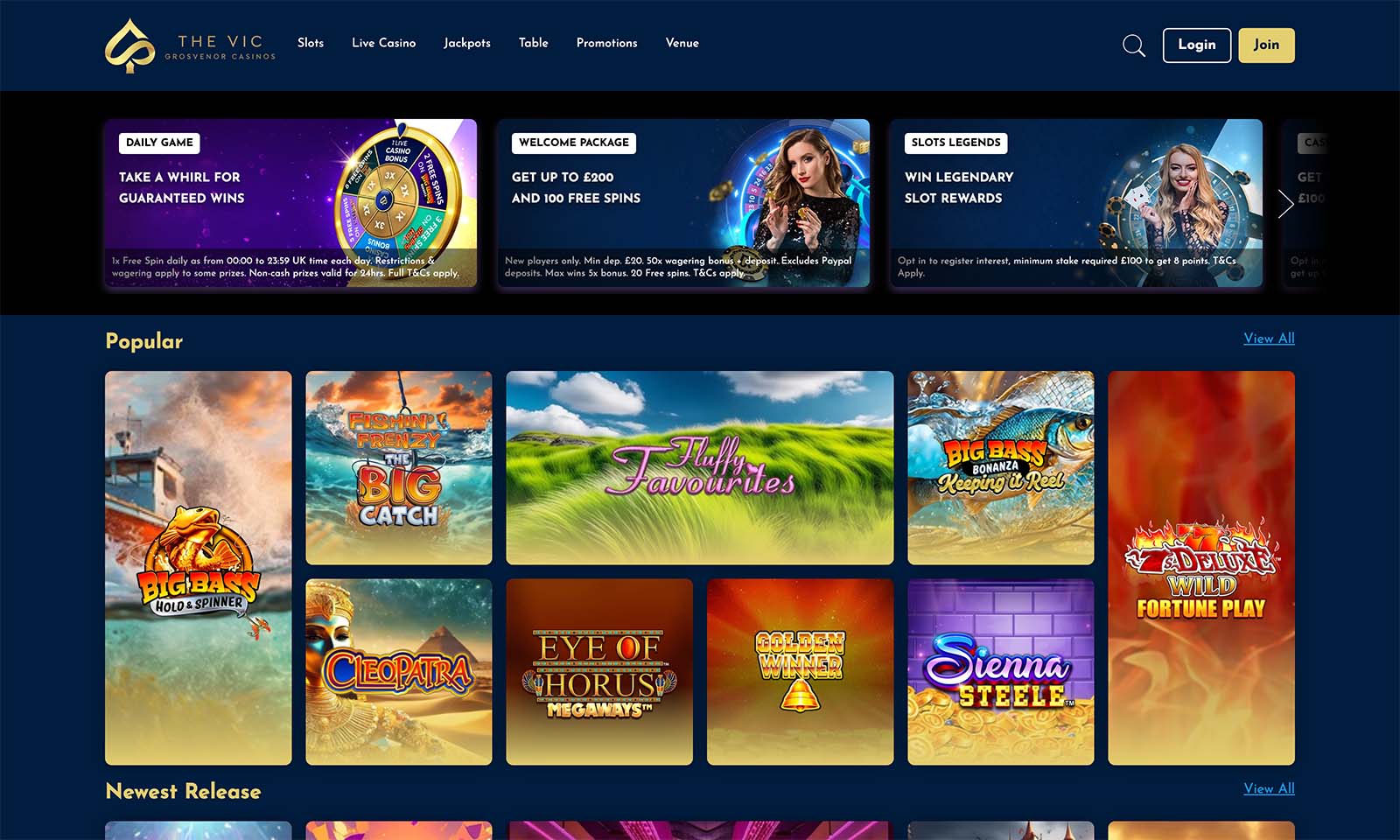 Homepage screenshot taken on 08 August 2024