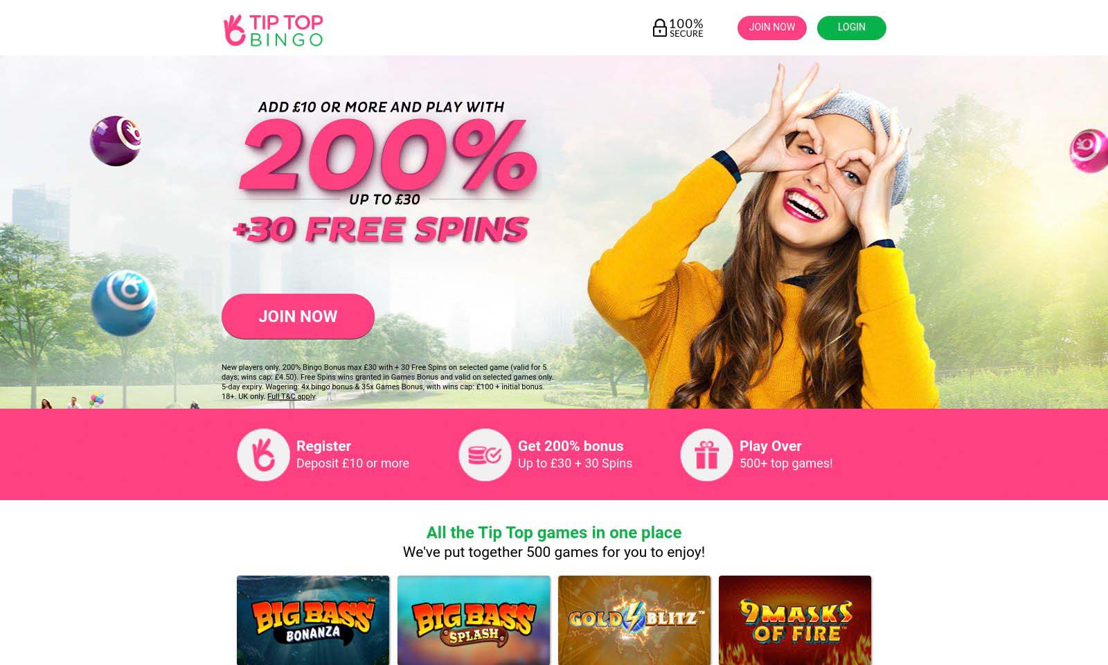 Homepage screenshot taken on 25 July 2024