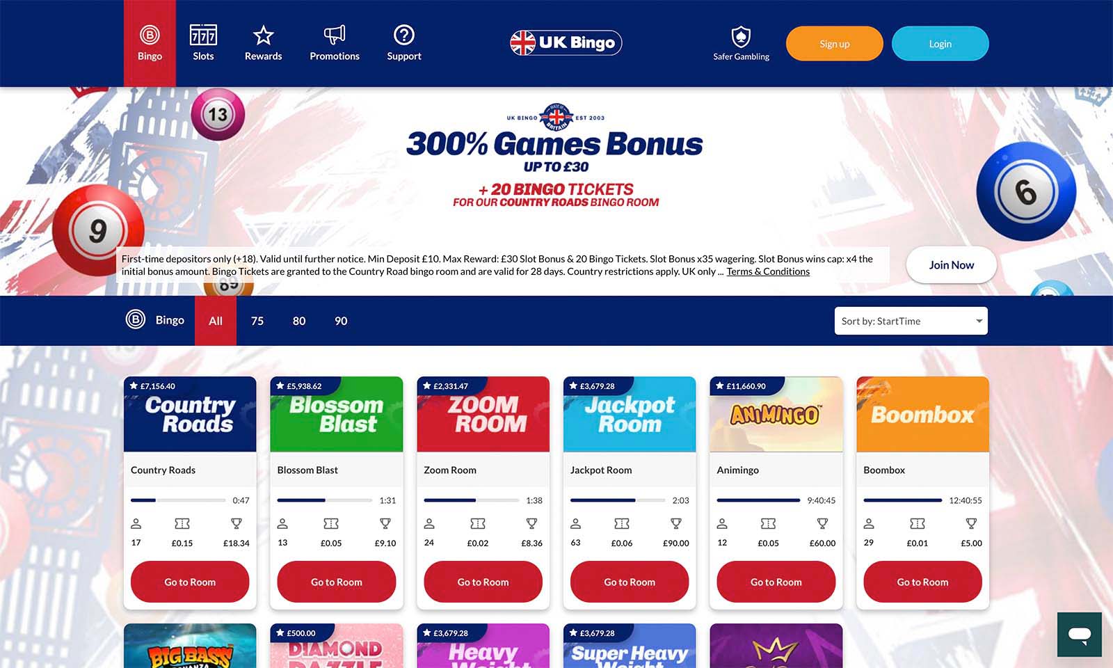 Homepage screenshot taken on 25 July 2024