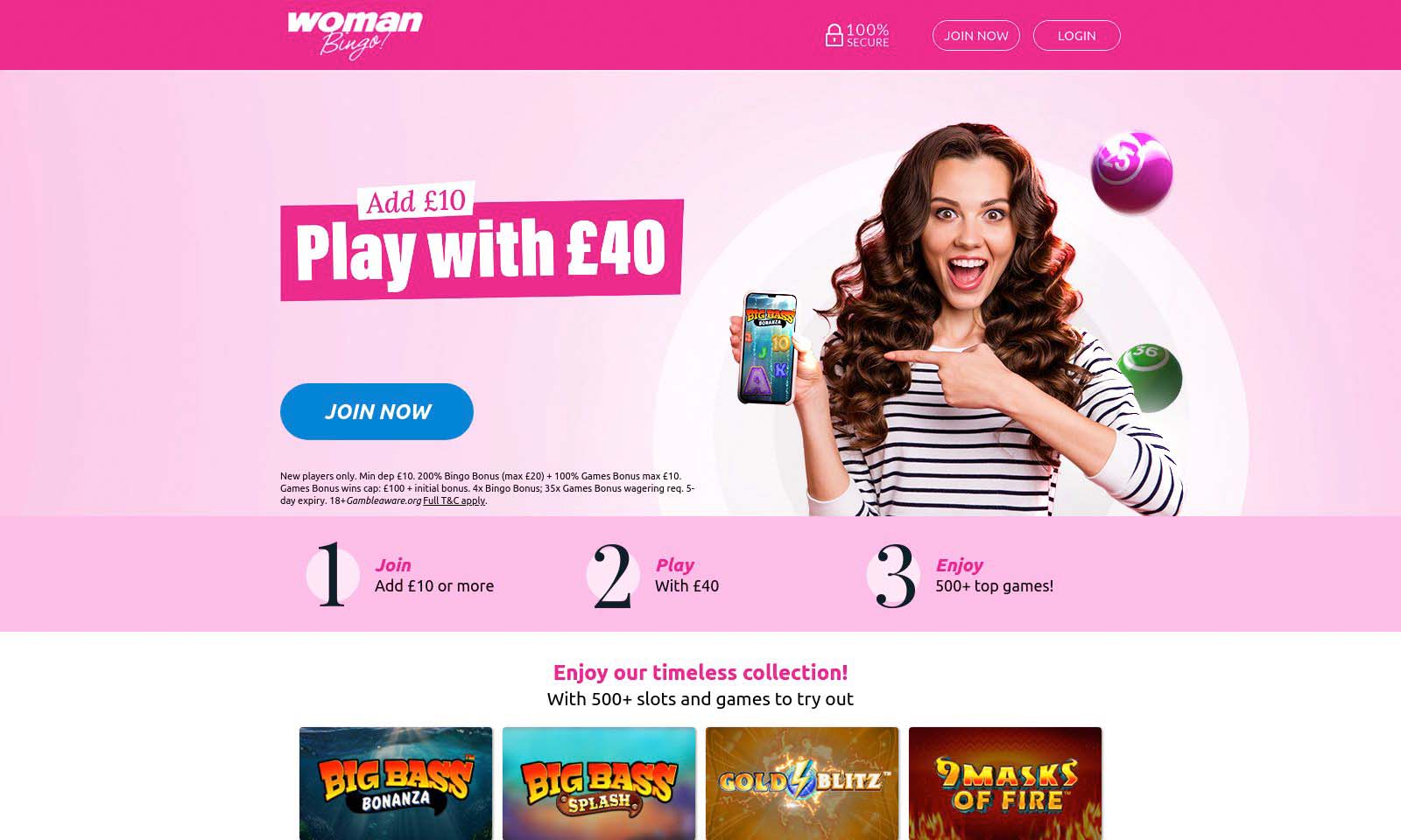 Homepage screenshot taken on 25 July 2024